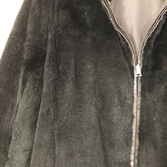 Andrew Marc NY Black Sheared Rabbit Jacket/Final Price - Picture 5 of 15